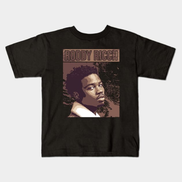 Roddy Ricch Kids T-Shirt by Degiab